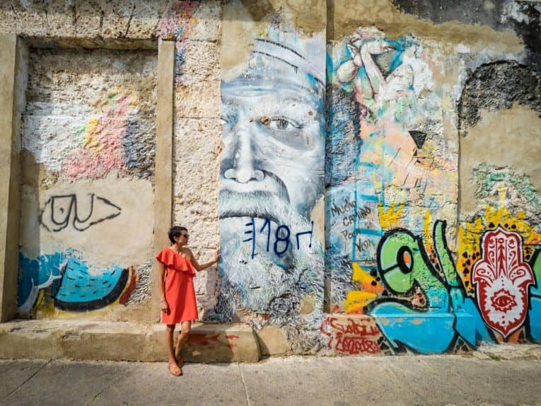 visiter getsemani et les oeuvres de street art lors d'un voyage à cartagena en colombie
