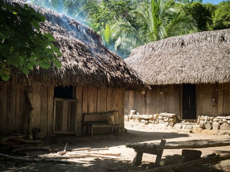 Seydukwa, visiter une famille indigène lors d'un voyage en colombie