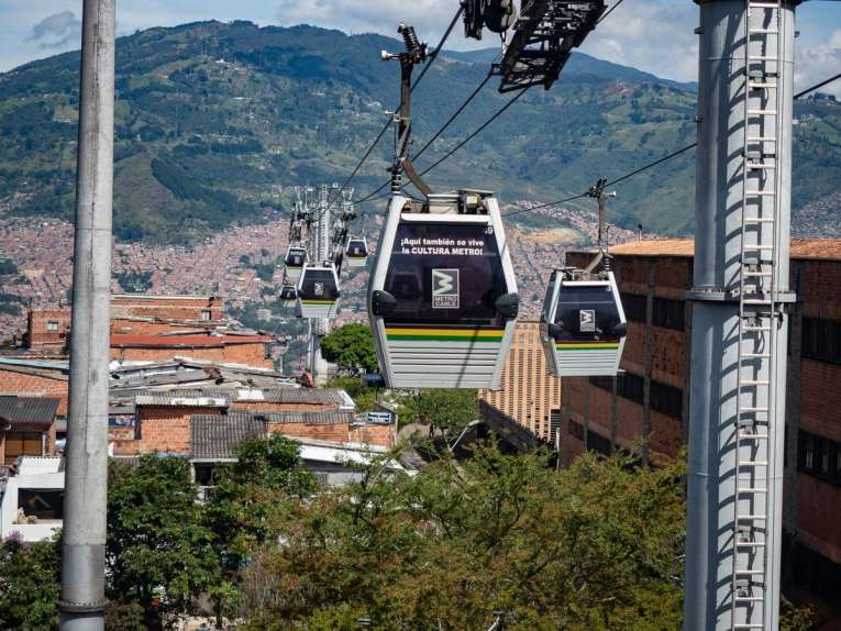 Prendre le Metro cable à Medellin