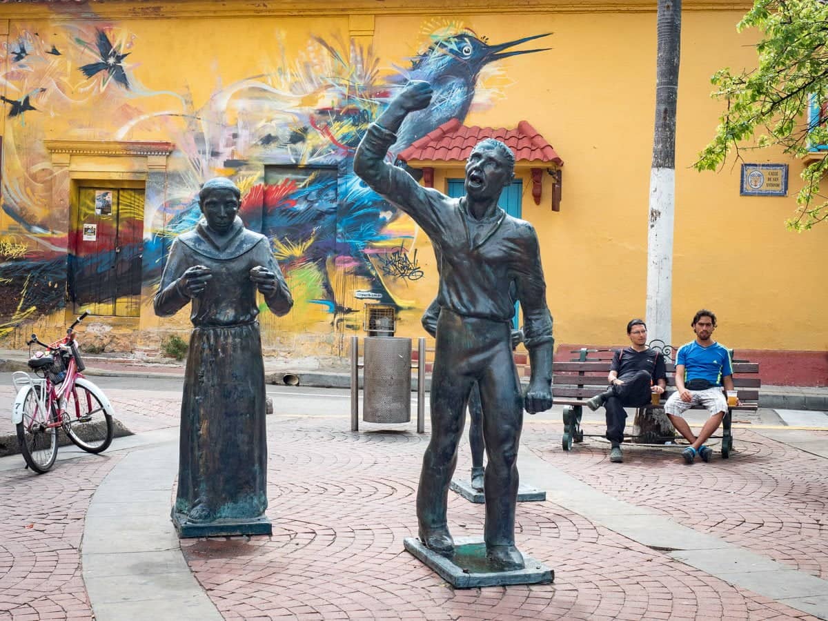 Histoire du quartier populaire de Getsemani à Cartagena, Colombie
