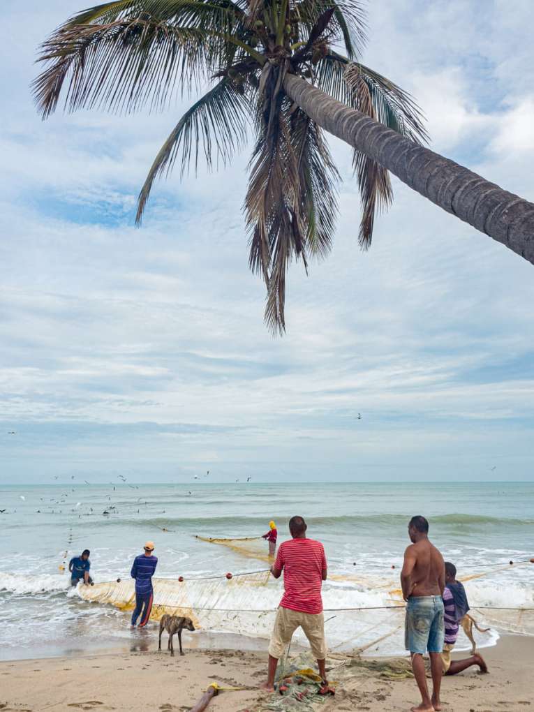 rencontrer les pêcheurs à punta de los remedios, la guajira en colombie