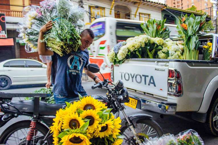 Visiter le marché aux fleurs de Medellin