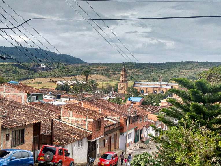 Curiti, village proche San Gil en Colombie