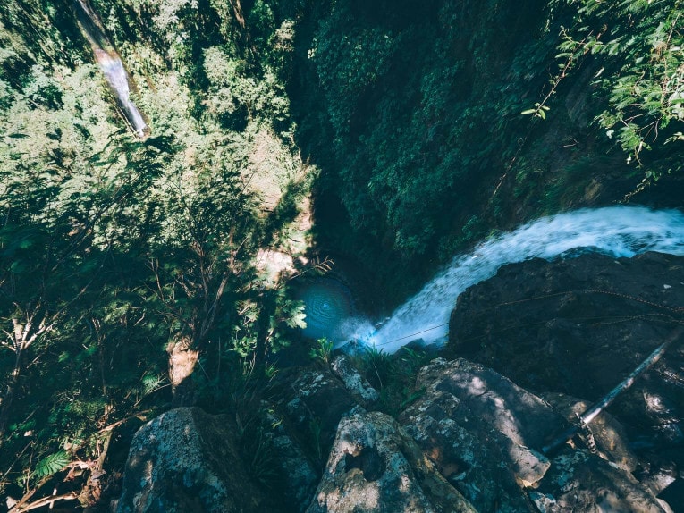 Visiter la cascade Juan Curi, la plus belle cascade du Santander en Colombie
