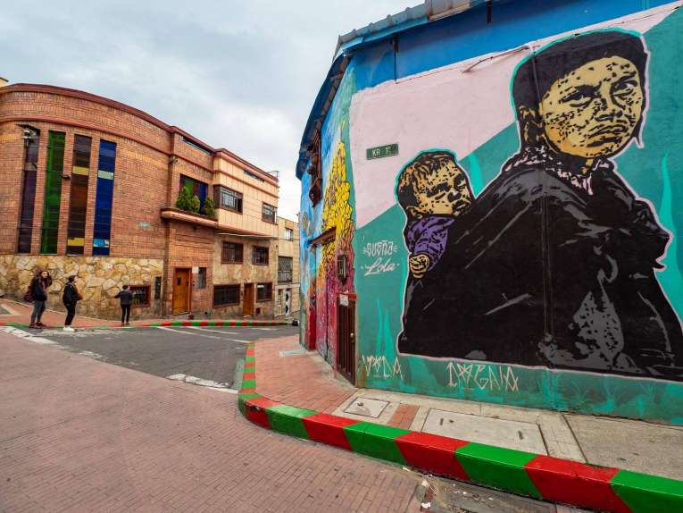 Street art La Candelaria Bogota