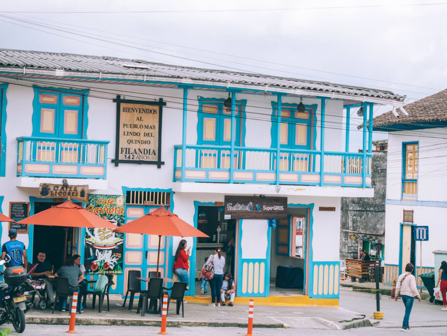 filandia beau village de la région du café en Colombie