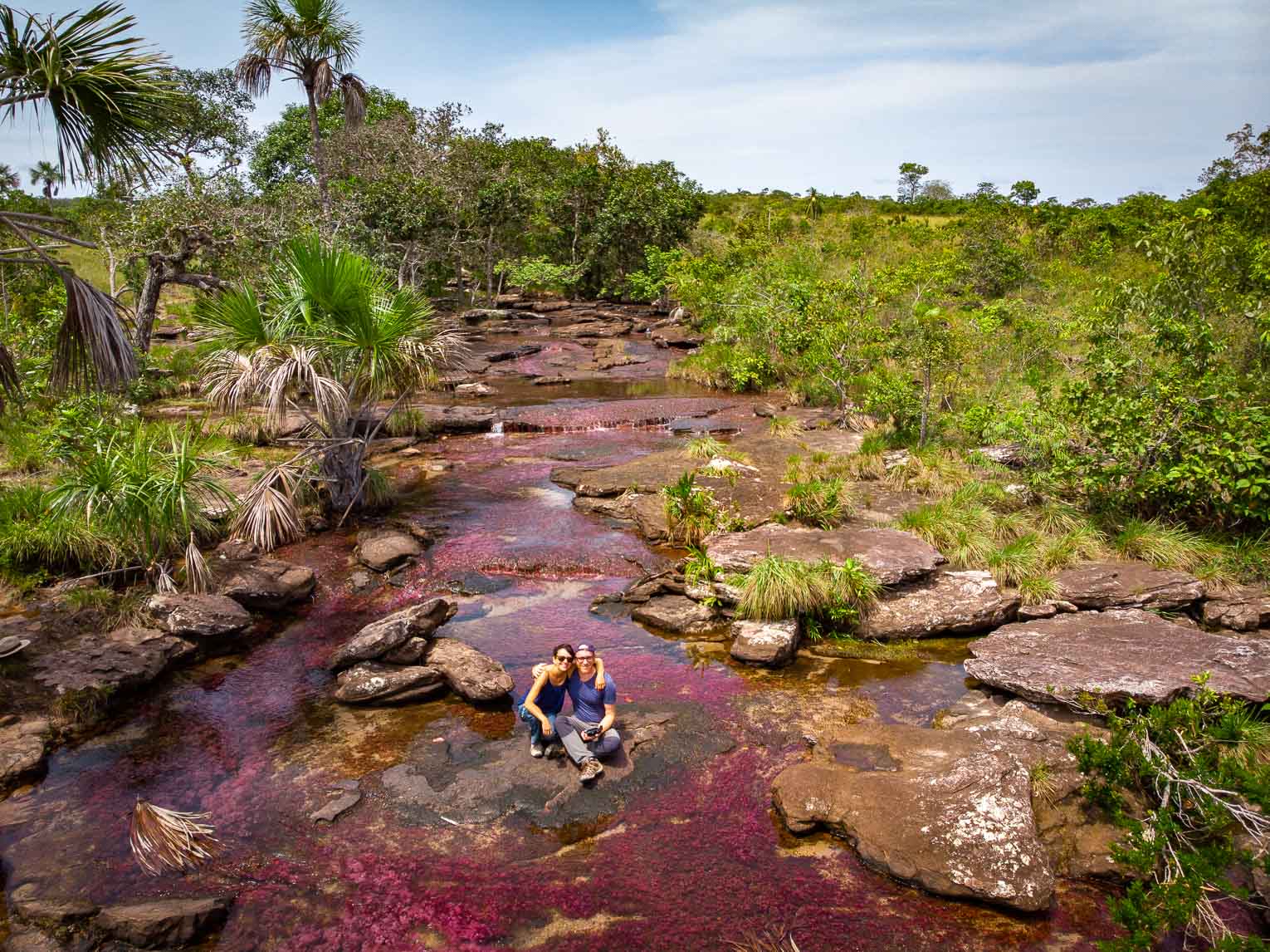 Caño Sabana Guaviare, la rivière colorée Trankilandia (le petit caño cristales)