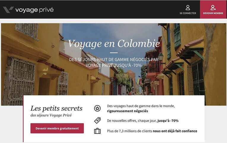 Partir en Colombie avec Voyage Privé