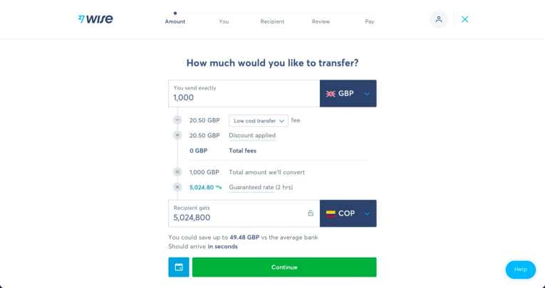 How to send money to Colombia free of charge
